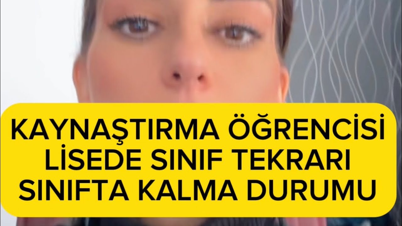 Kaynaştırma öğrencisinin lisede sınıf tekrarı, sınıfta kalma durumu