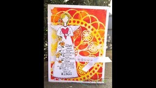 Unity Quick Tip: Doily Gelli Press Background