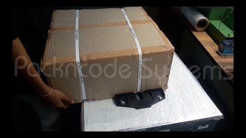 Semi Automatic Box Strapping Machine By Packncode