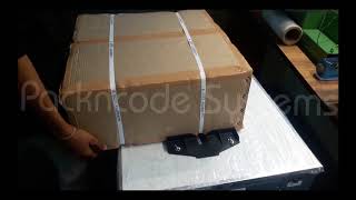 Semi Automatic Box Strapping Machine By Packncode