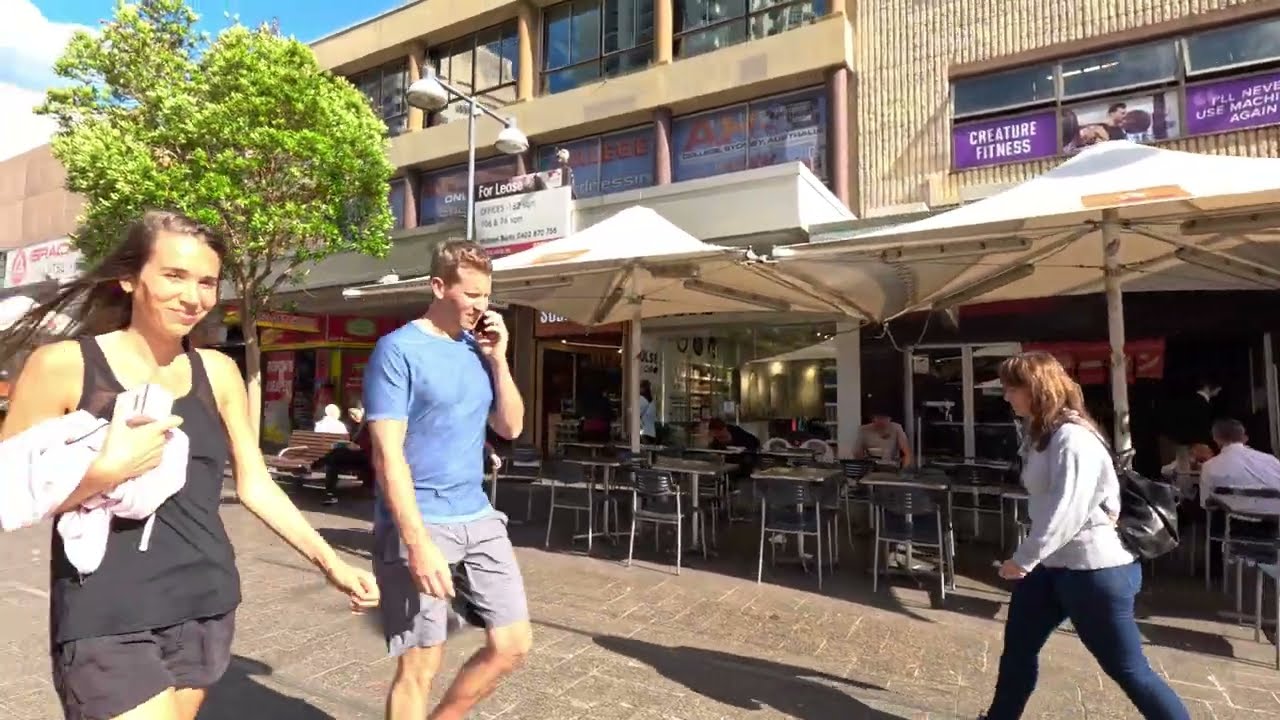 Bondi Junction in Street ￼Foods View 🇦🇺Sydney [Walk 4K]