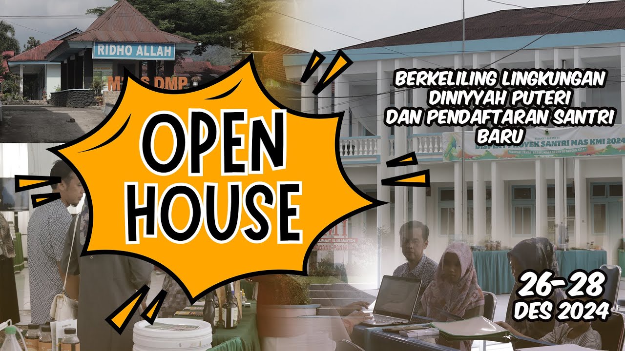 Berkeliling di lingkungan Diniyyah Puteri || Open House 2024