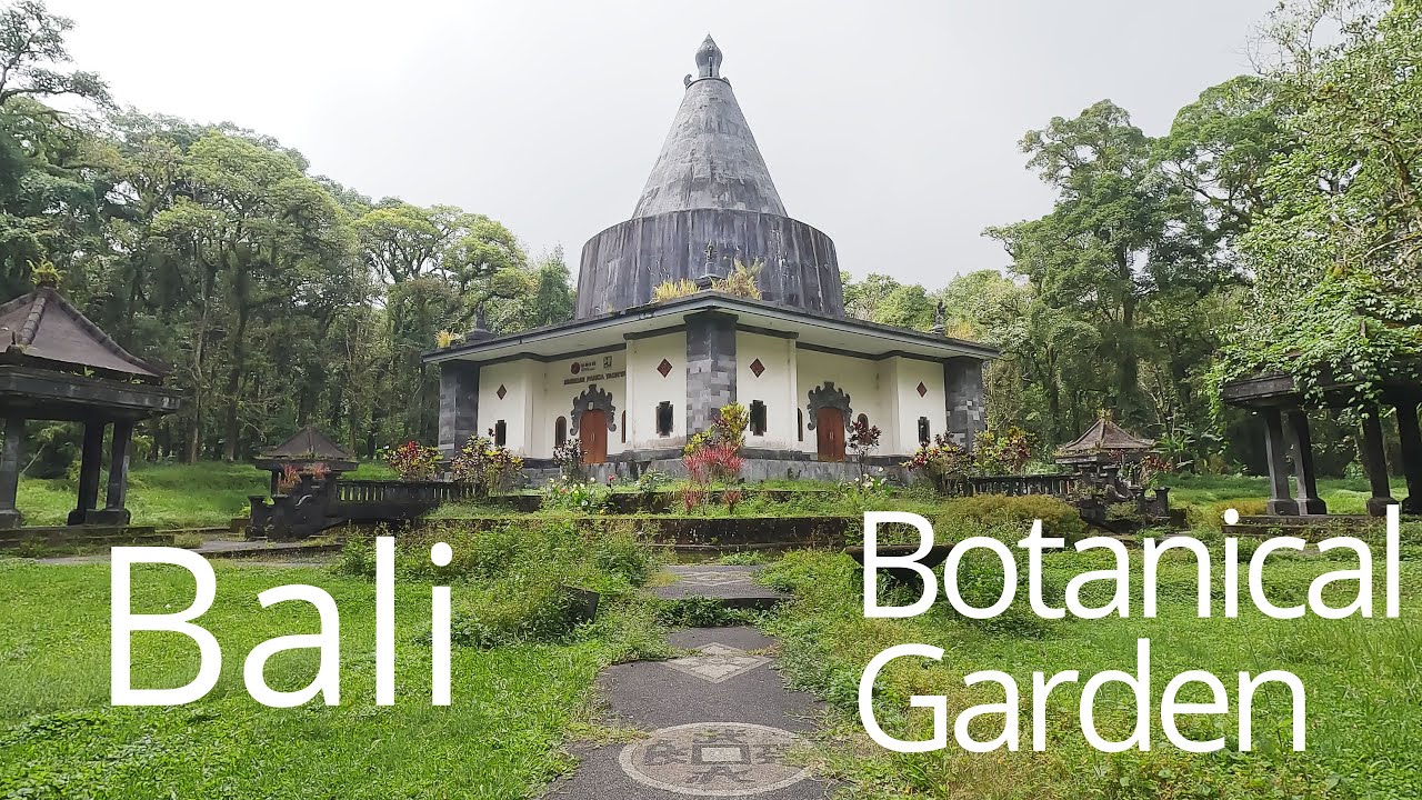 Bali Botanical Garden | Walking Tour | Indonesia | 4K