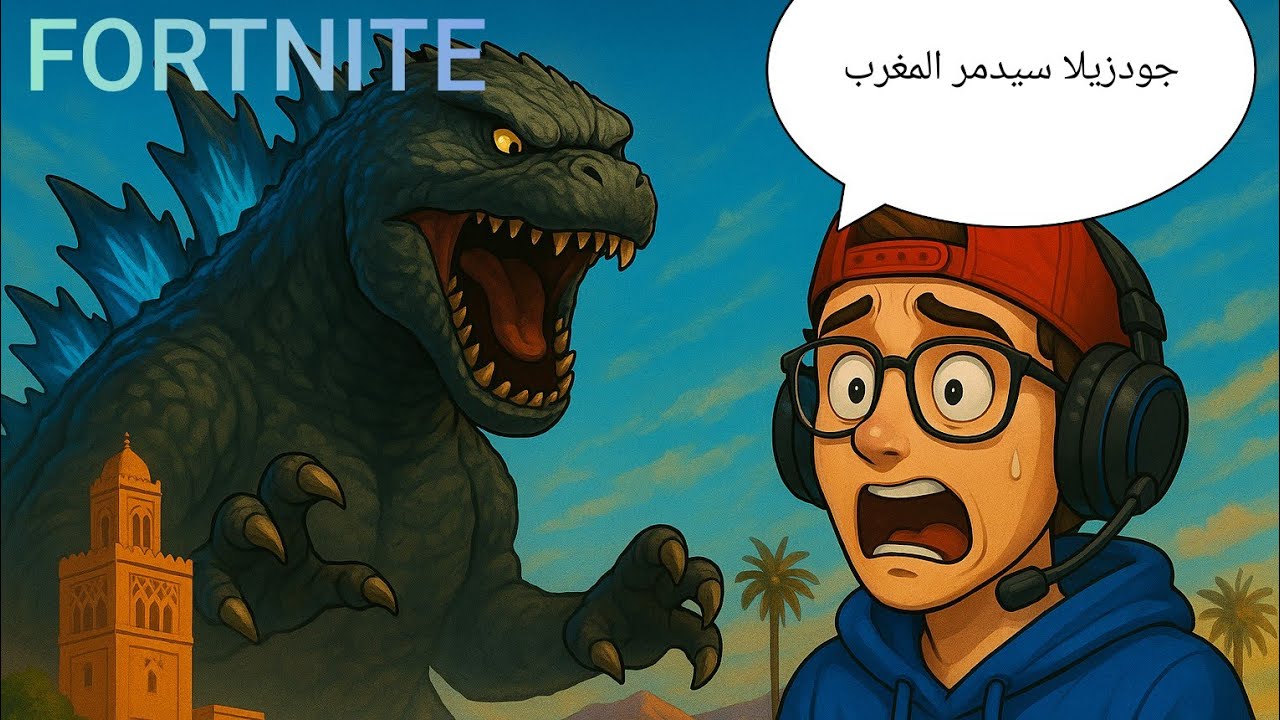 جودزيلا جاء الى المغرب ليدمر ني😱 سلسله الاسطوره (SABANITO GAMER) FORTNITE