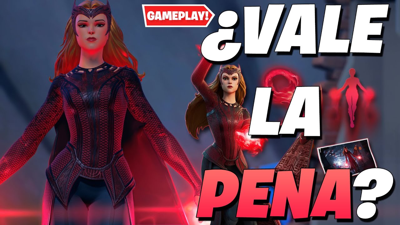 ¿VALE LA PENA COMPRAR LA SKIN SCARLET WITCH? | Fortnite: Battle Royale (GAMEPLAY Y REVIEW)