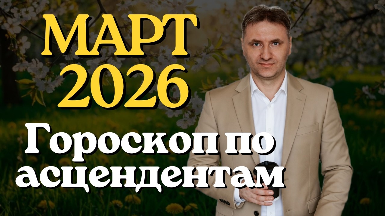 😊Точный гороскоп на март 2026 для асцендента | Гороскоп на сегодня, завтра, неделю, месяц