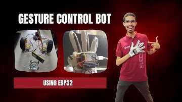 Hand Gesture Control Bot using ESP32