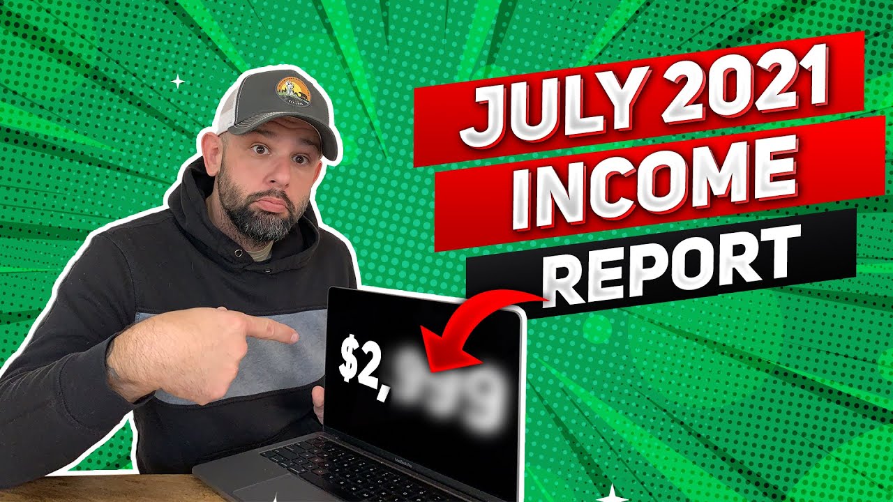 July 2021 Blogging Income Report Niche Website Affiliate Marketing
