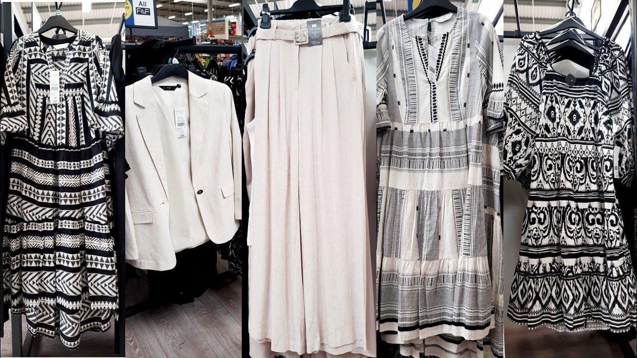 Tesco May Haul black colour collection | FNF clothing black for women | ladies summer collection