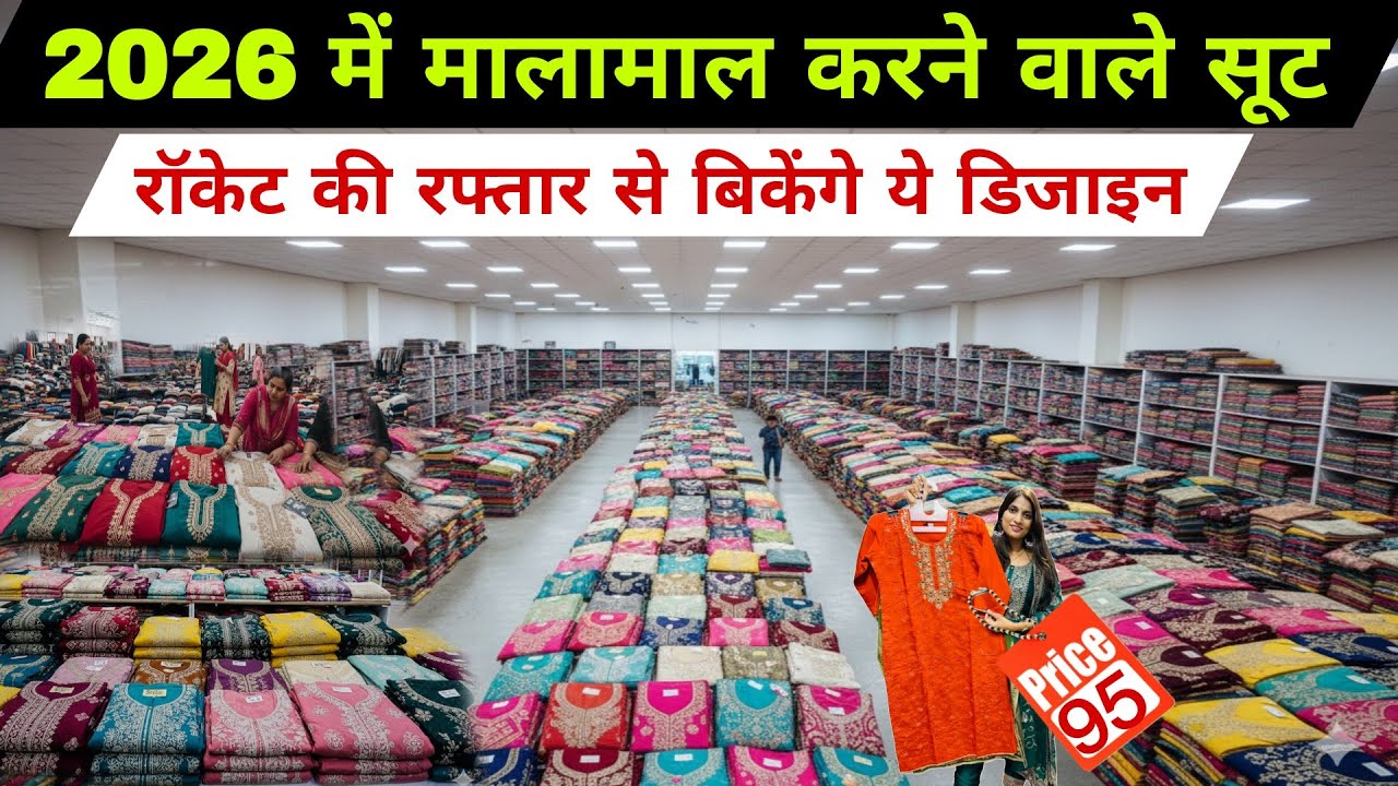 2026 Wholesale Suit Collection: ₹95 से शुरू, 60% मार्जिन
