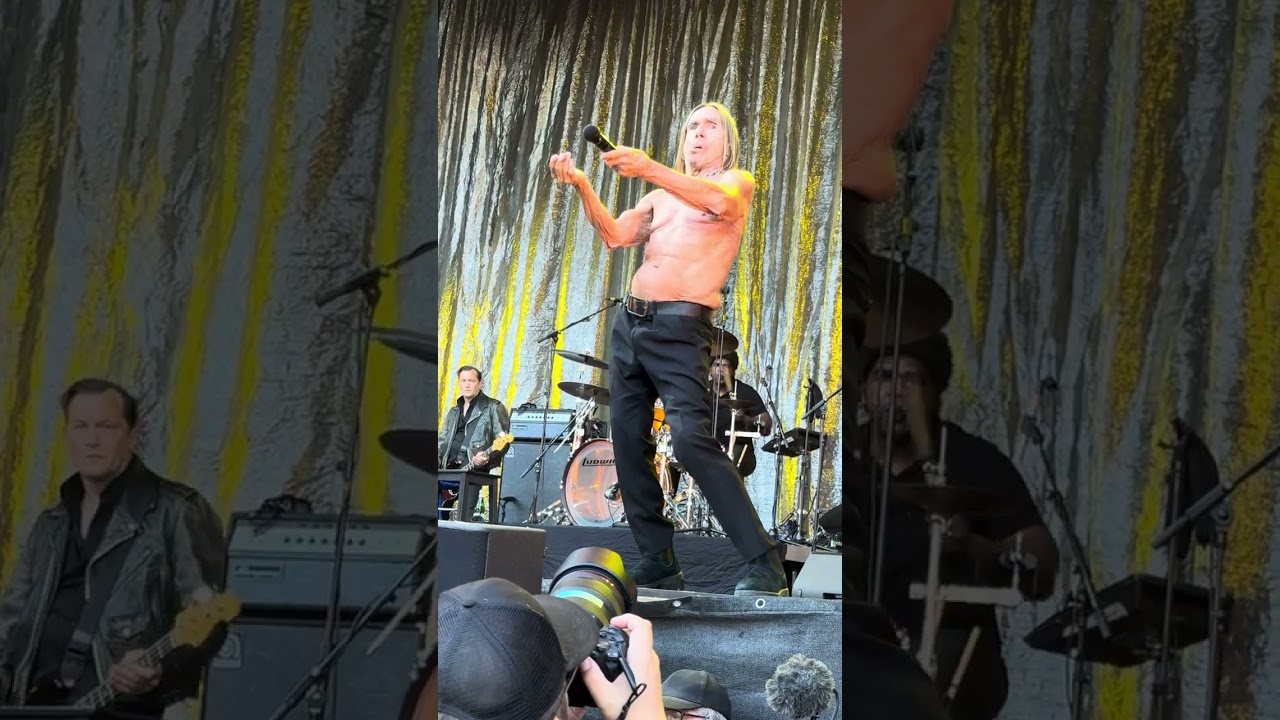 🔥👕 Red Hot Chili Peppers’ Old Friend – Iggy Pop – like thunder in human form, dressed in rage