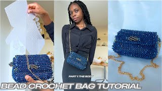 How to Bead Crochet a Mesh Canvas Bag | Part 1/3: The Body
