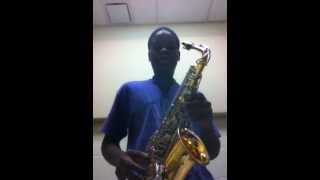 how to play thrift shop on alto sax