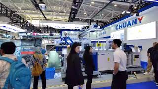 CHUANY On Show Automation Solutions of Stack Mold Cutlery Packing at Chinaplas 2025