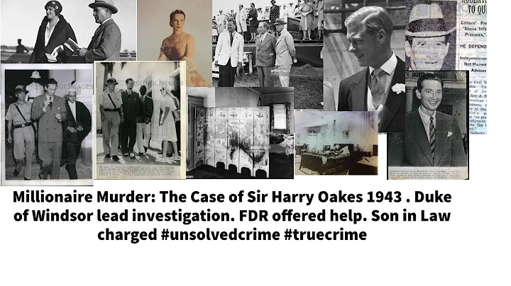 millionaire murder the case of sir harry oakes. #t...