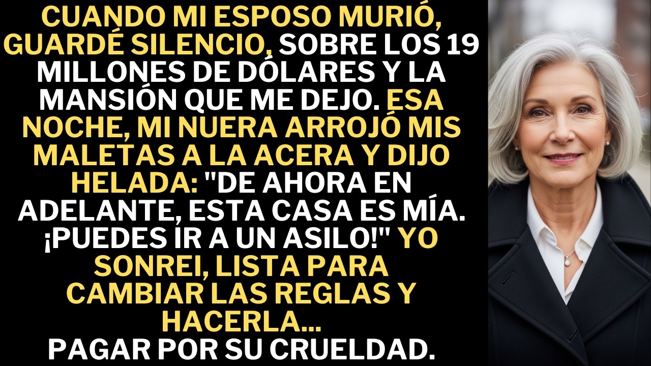Al enviudar, mi nuera me expulsó de mi propia casa: “Aquí mando yo, vete a un asilo”… sin saber nada