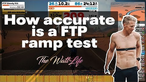 How accurate is a Zwift FTP ramp test | Ramp V