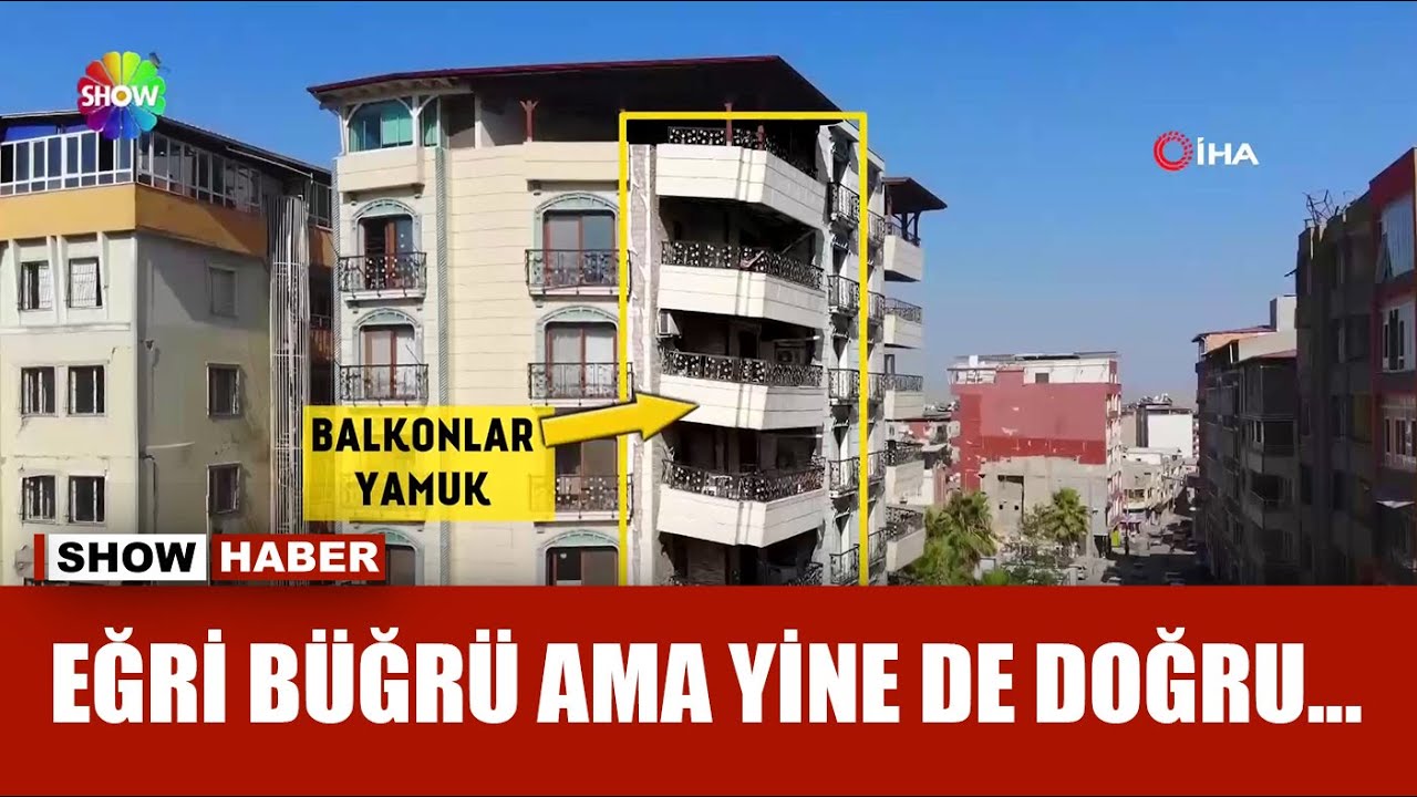 Kırıkhan'ın 'Kırık' apartmanı!