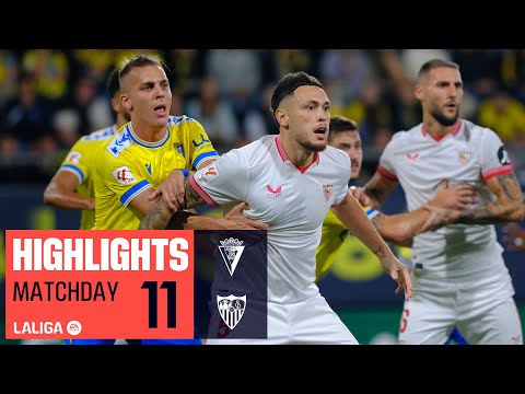 Cadiz Sevilla Goals And Highlights