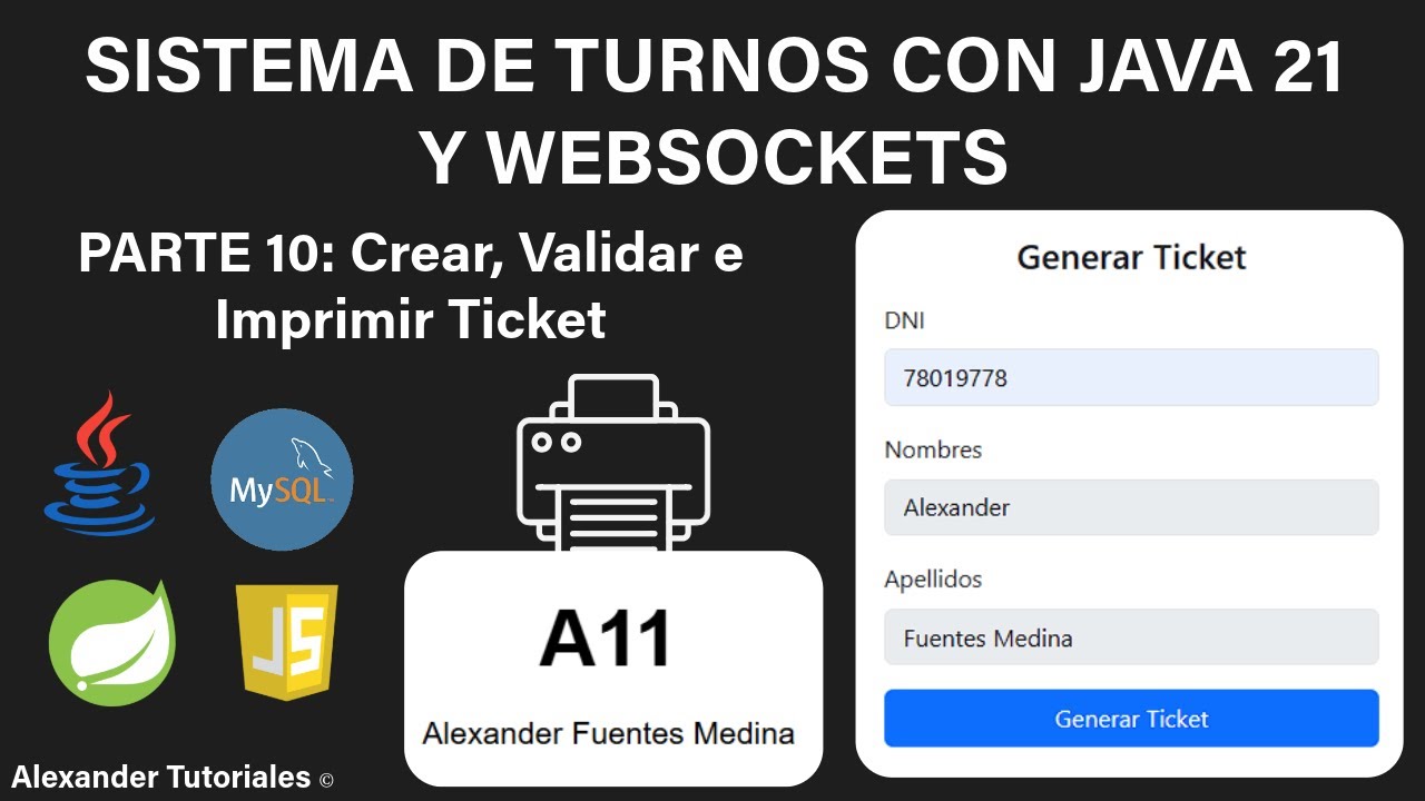 Sistema de Turnos con Java 21 y WebSockets - Parte 10: Crear, Validar e ...