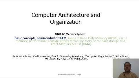 B.Tech, ECE, CAO, Unit 4- part1