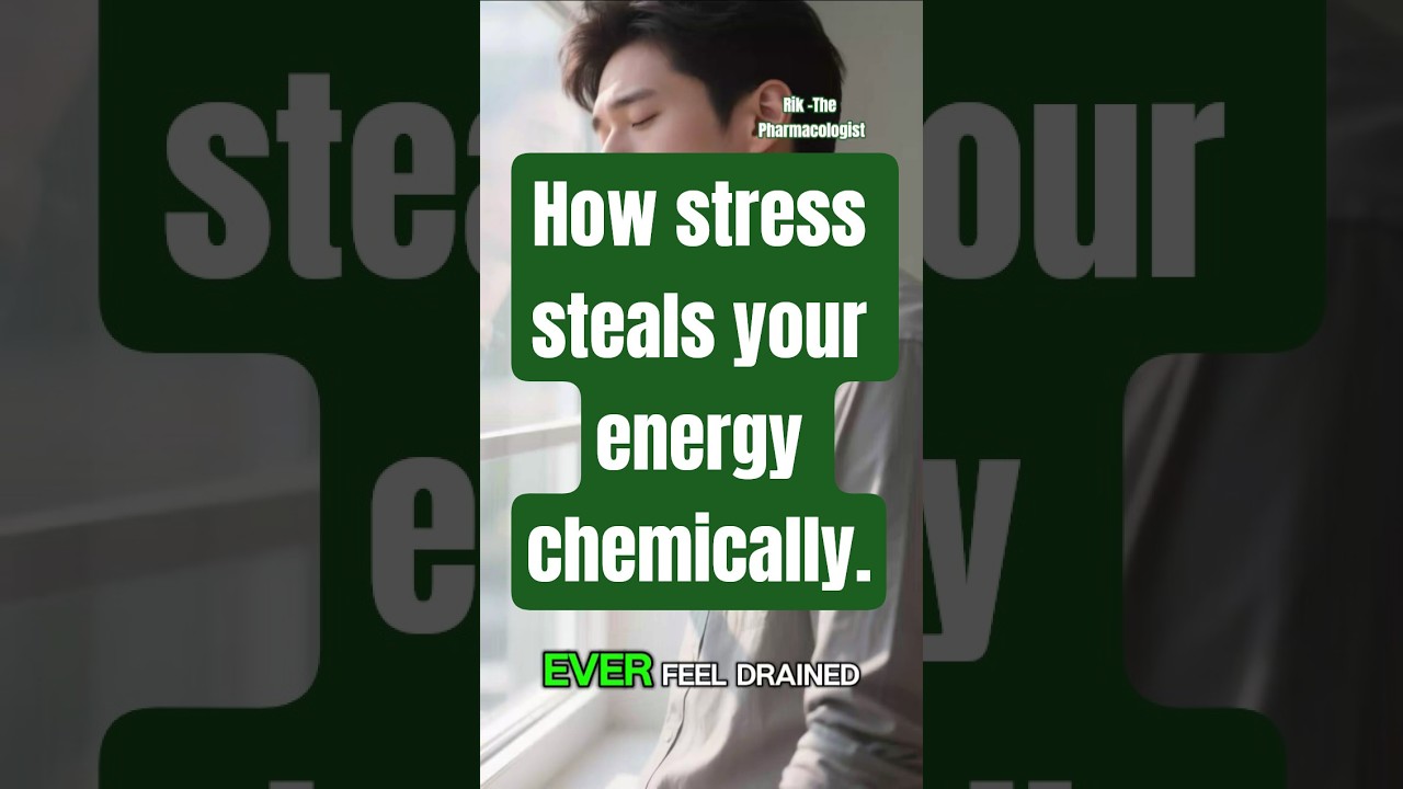 How stress steals your energy chemically. 