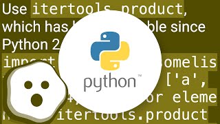 Get the cartesian product of a series of lists?