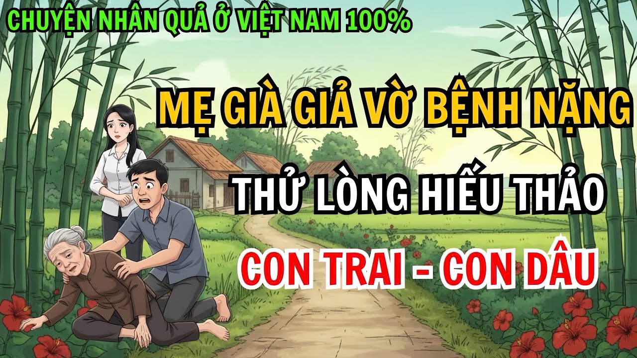 Mẹ Già Giả Vờ Bệnh Nặng, Thử Lòng Hiếu Thảo Của Con Trai - Con Dâu Và Cái Kết Đầy Bất Ngờ