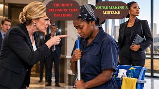 CEO Fired Black Janitor for ＂Smelling Like Poverty＂—Didn't Know She Owned the Building He Worked