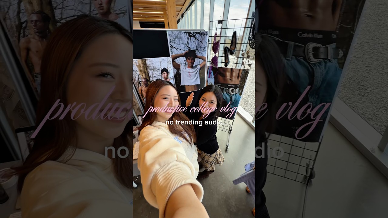 non-stimulating, productive college vlog ✏️📸💐🌞 #collegelife #college #university #studentlife
