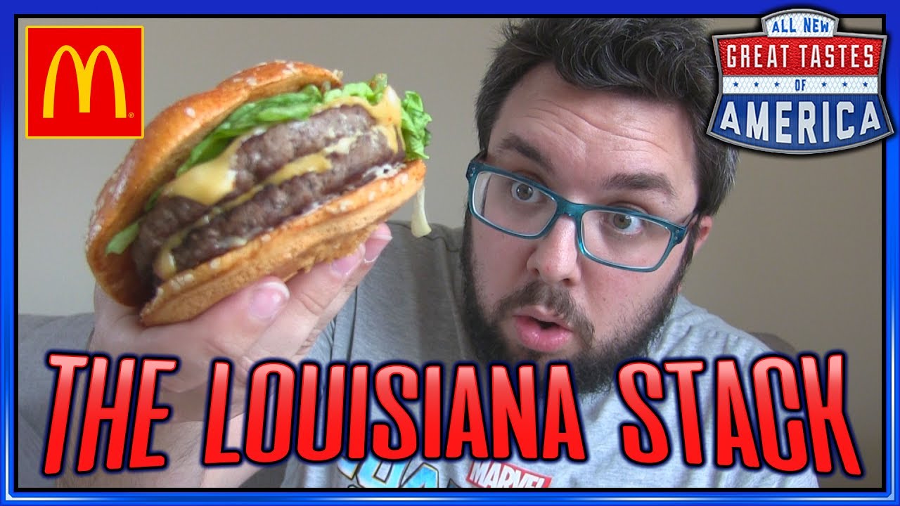 McDonald's Louisiana Stack Review Great Tastes Of America YouTube