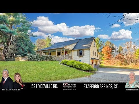 52 Hydeville Rd., Stafford Springs, CT home video tour