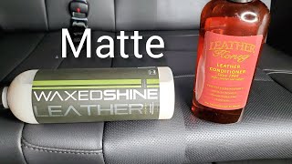 Chemical Guys Vs. Leather Honey Cleaner and Conditioner Comparable Product  Review 