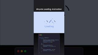 Bicycle Loading Animations #coding #html #css #webdesign #programming   #frontend #python