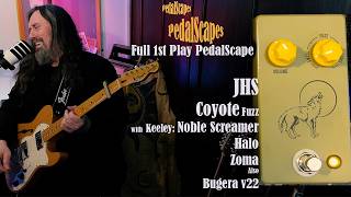 JHS Coyote Fuzz - Unbox - 1st play - PedalScape - Squier 70s thinline - Keeley Noble Screamer