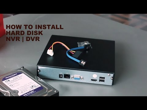 How to Install Hard Disk HDD in NVR or DVR  | CP PLUS