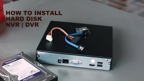 How to Install Hard Disk HDD in NVR or DVR  | CP PLUS