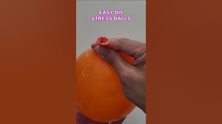 How To Make Easy DIY Stress Balls