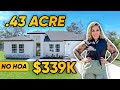 Tour an affordable new home in ocala florida on nearly half an acre with no hoa