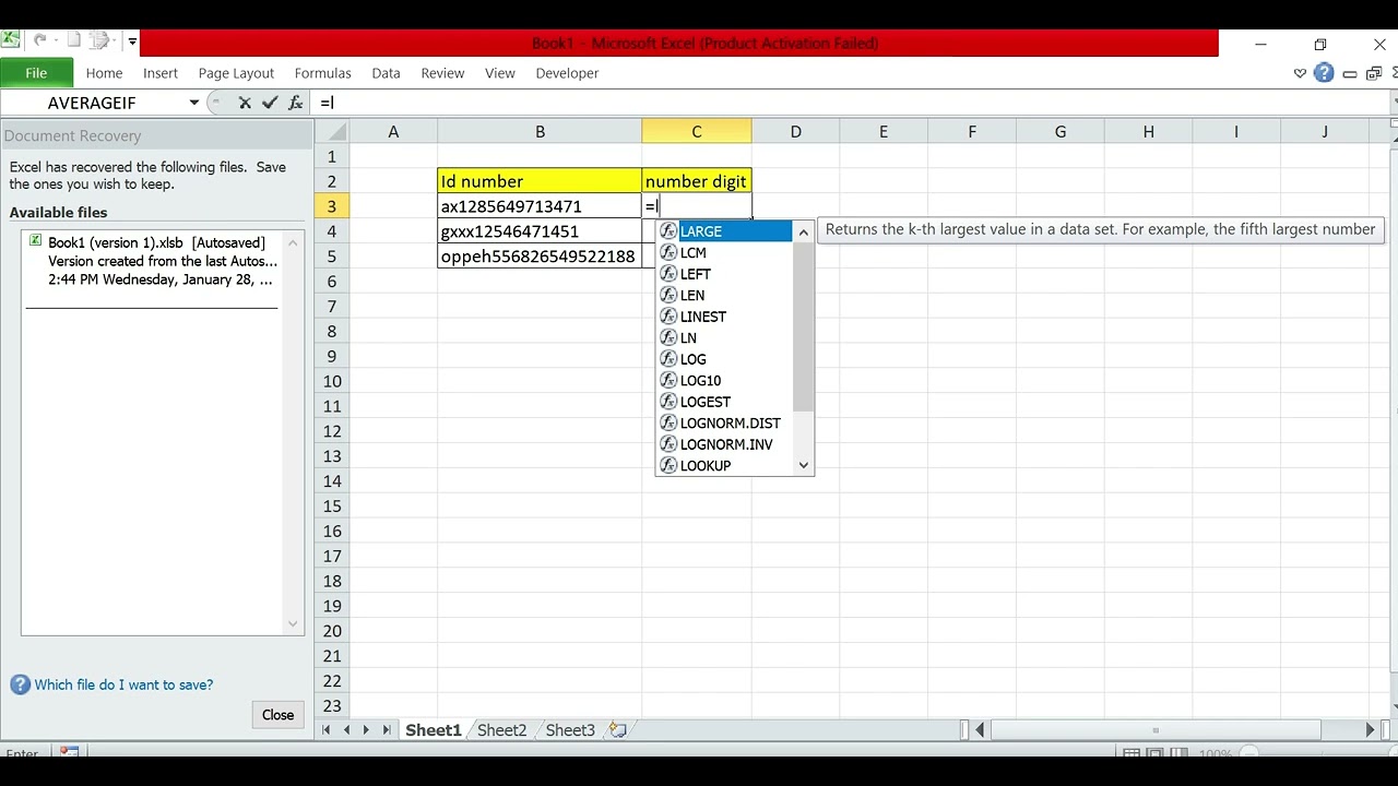 Newtons Computer Classes |excel basic to advance formula lec:7