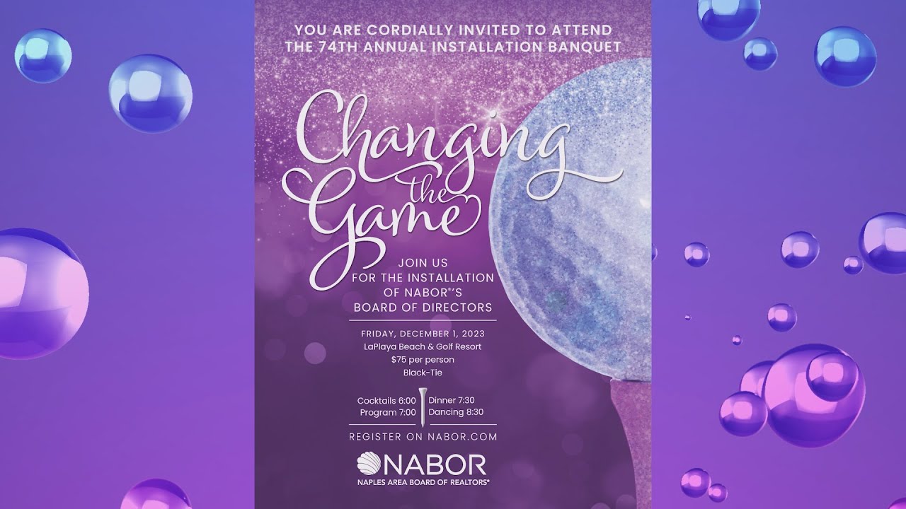 NABOR® Installation Banquet Invitation YouTube