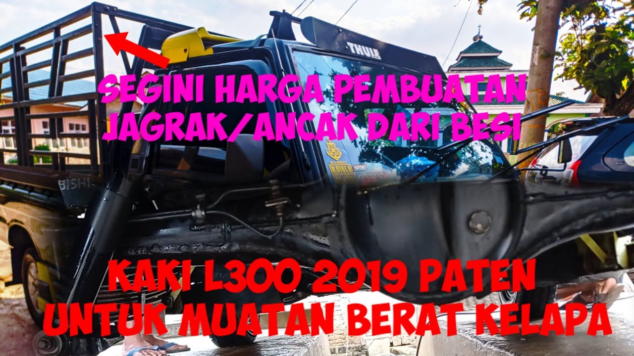 Riview kaki kaki l300 paten dan kuat||ancak/jagrak beda dari yang lain