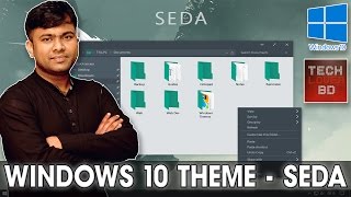 Custom Theme Windows 10 SEDA | Windows 10 Tutorial 2017 & Hidden Tips And Tricks | Tech Lover BD screenshot 1