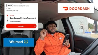 Doordash trying to keep my Acceptance Rate above 50%. #doordash #walmart #gigworker