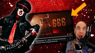 FIRST REACTION! - WEDNESDAY 13 - When The Devil Commands (Official Video) | Napalm Records