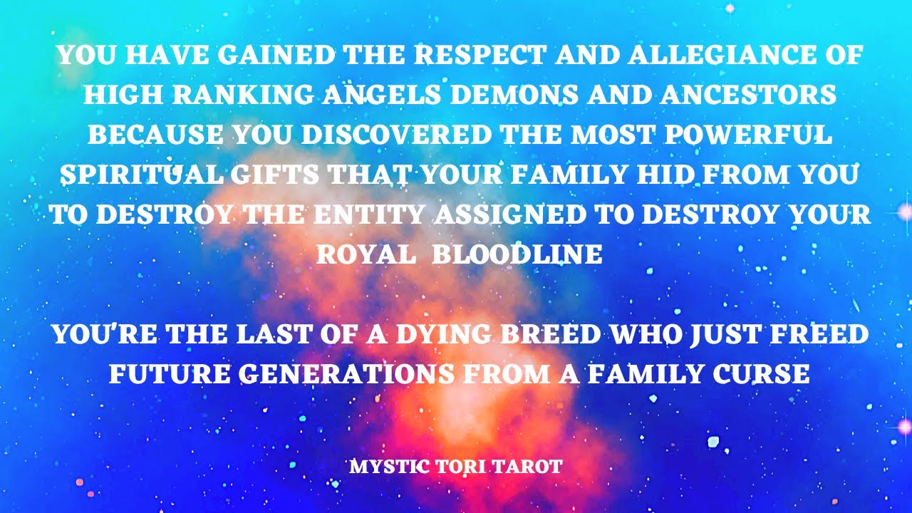 🚨🚨🚨URGENT~CONGRATS! YOU ARE THE LAST OF A DYING BREED WHO JUST FREED A ROYAL BLOODLINE⚖️