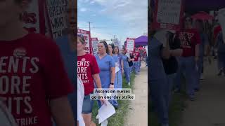 #Kansas #Nurses Go on #Strike for a Day #shorts