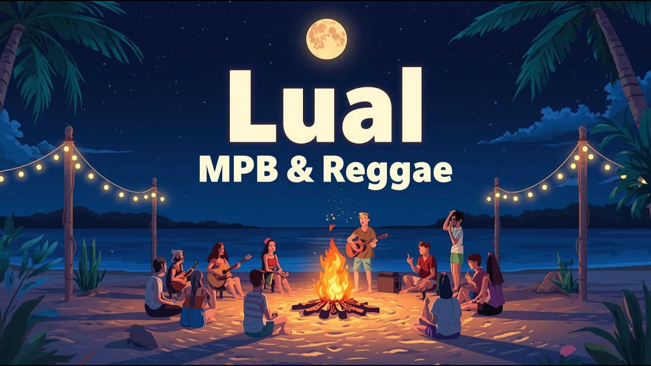 Lual MPB & Reggae 🌙 Álbum completo “Lual de Calmaria” (voz e violão na praia)