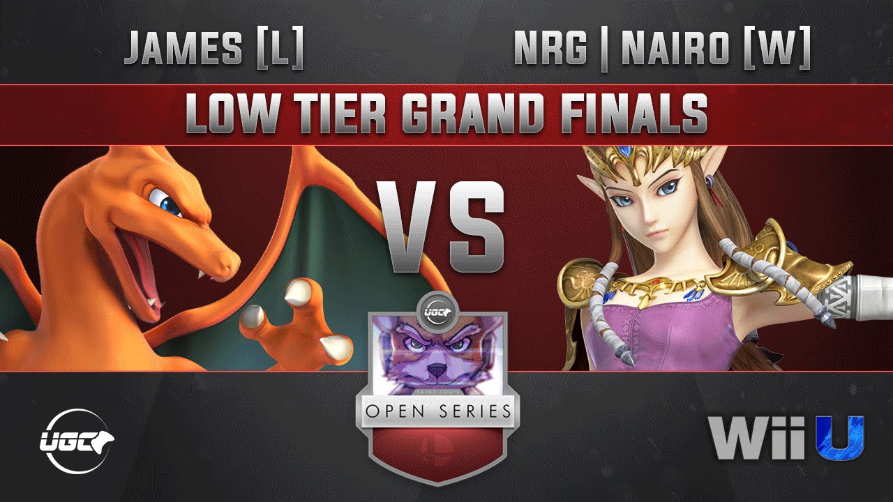 UGC Smash Open Low Tiers GRAND FINALS - James [L] (Charizard) vs NRG | Nairo [W] (Zelda, Palutena)