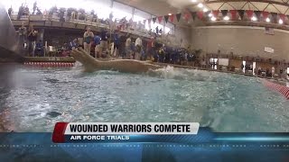 Wounded Warriors take part in Air Force Trials